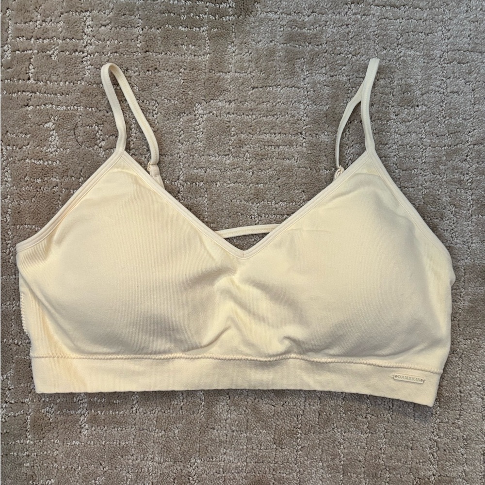 Danskin Women's Cream light yellow Bralette